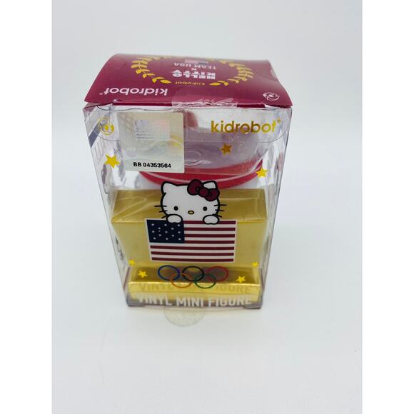 NIB Hello Kitty Kidrobot Team USA Olympic Vinyl Figure Collector - Picture 2 of 3